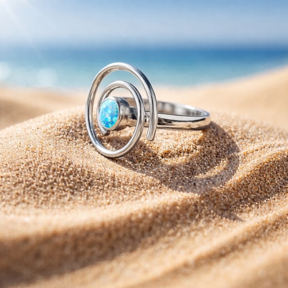 Fire Opal Ring - image 6